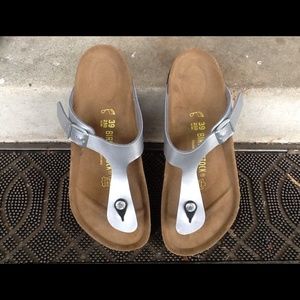 Birkenstock Silver Gizeh