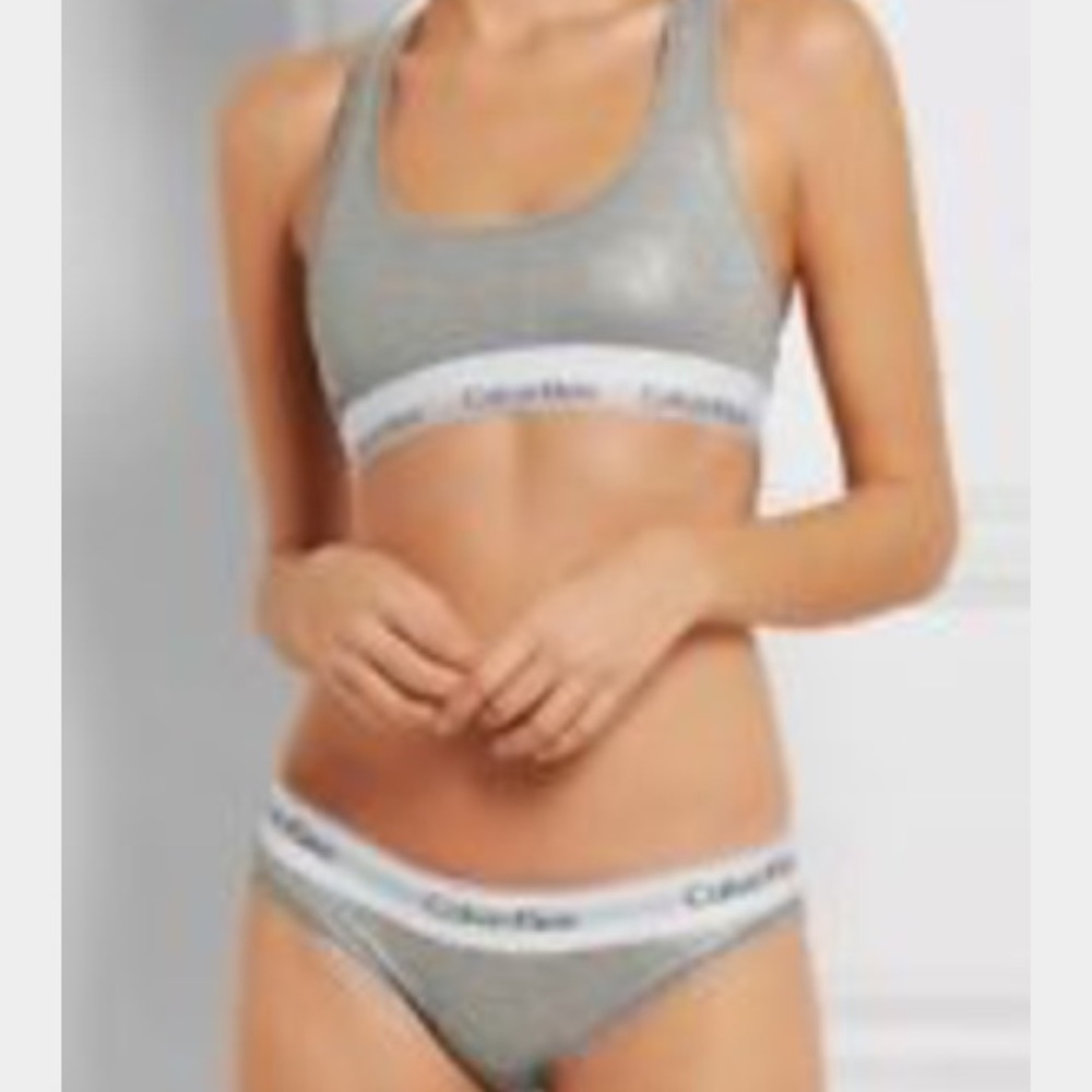CK bralette/bikini set