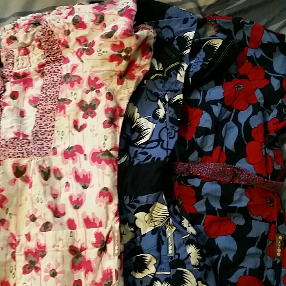 Koi scrub tops set of 3