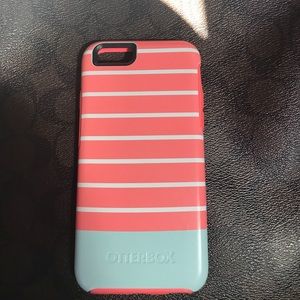 Otterbox Symmetry 6/6s Coral Stripe