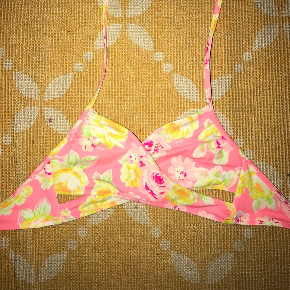 Two bathing suit tops