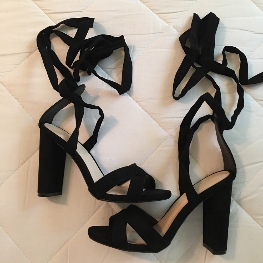Lace up heels