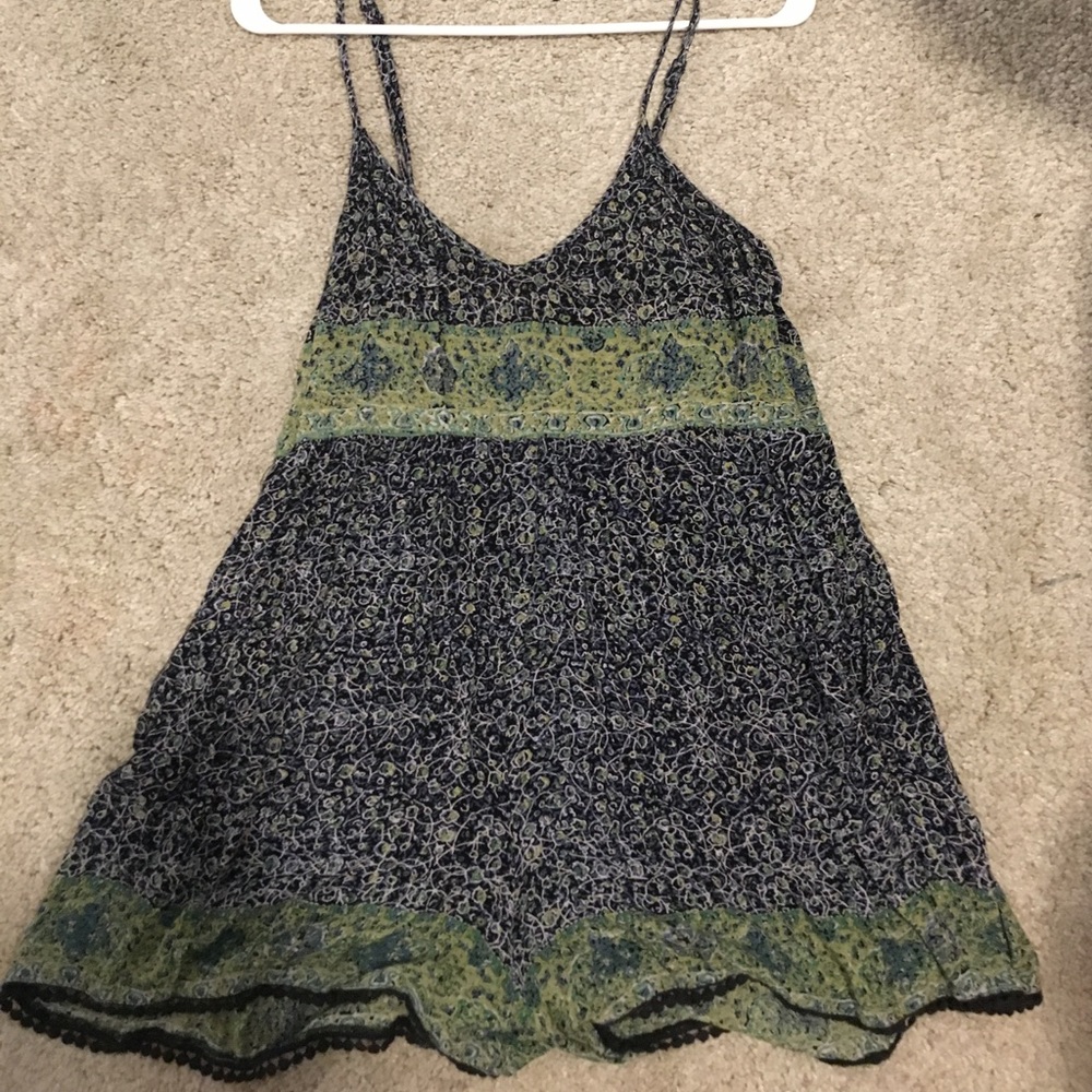 Patterned summer romper