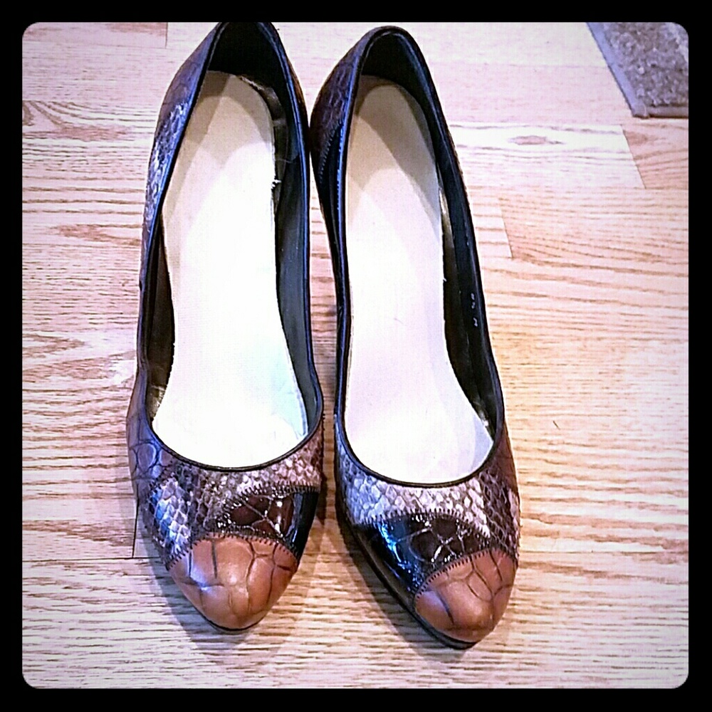 Stuart Weitzman Patchwork Heels! - image 1