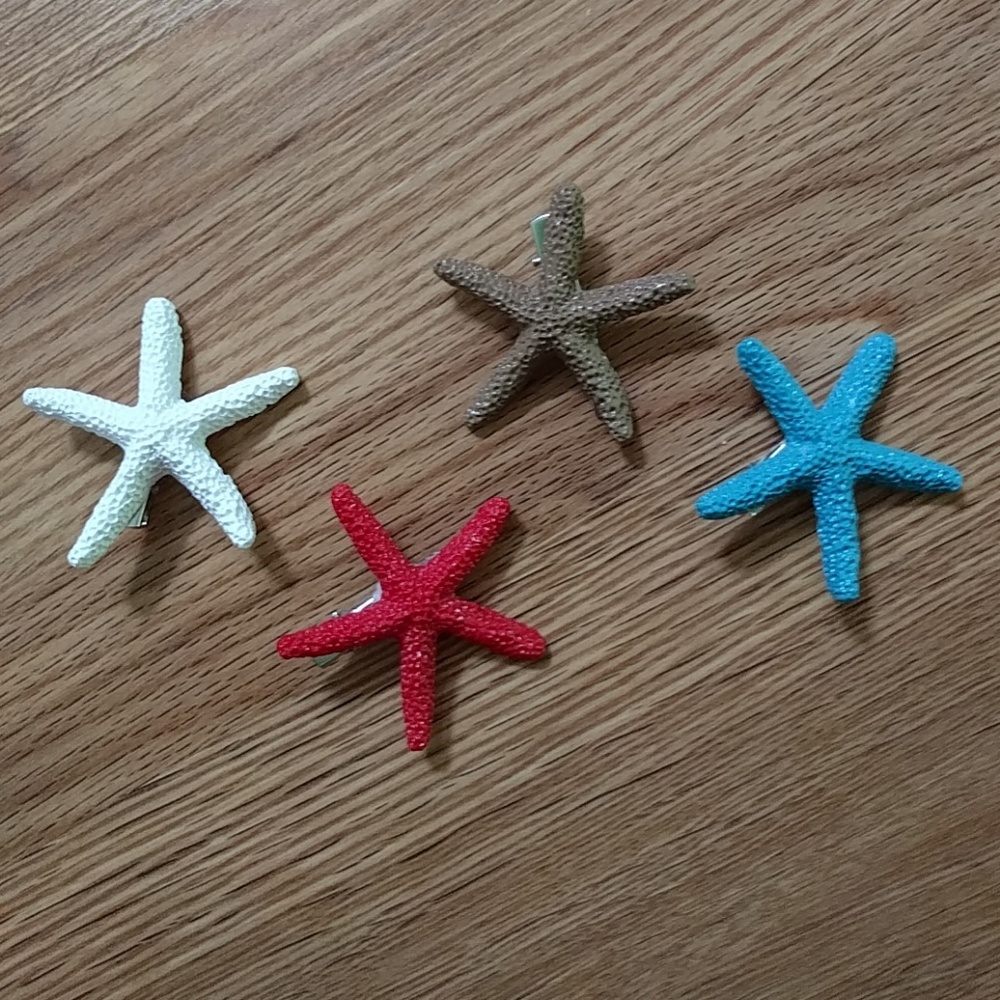 🍨BOGO 50% OFF🍨 Starfish Hair Clip - Picture 2 of 4