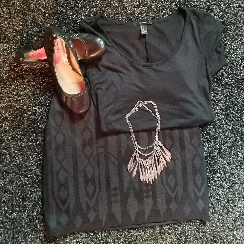 Black Sequin Mini Skirt