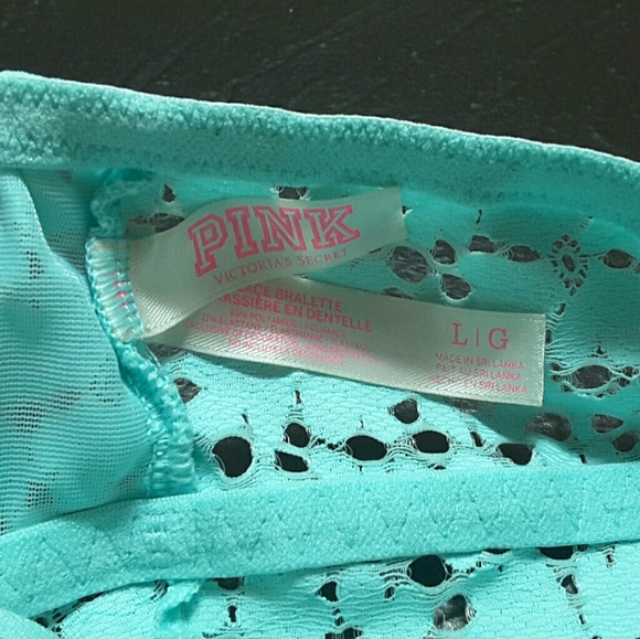 LARGE Victoria's Secret PINK Push-Up Lace Bralette - Picture 3 of 4