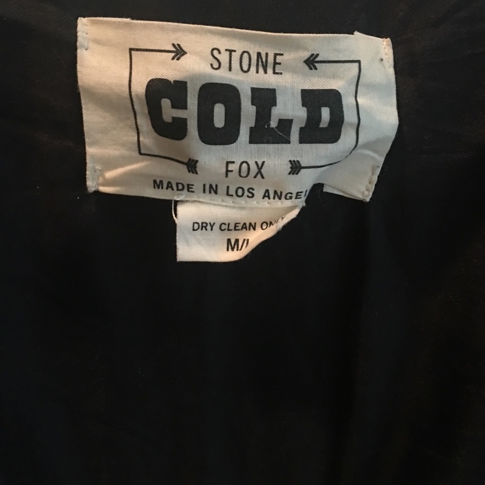 Stone Cold Fox Black Romper