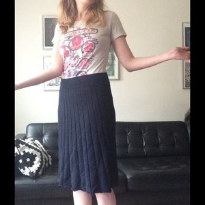 J-crew Factory pleated sweater skirt.