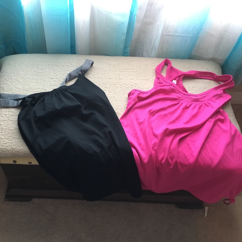 Workout shirts hardly worn