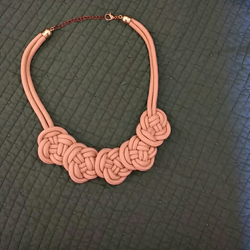 Grey Knot Necklace - Picture 1 of 3