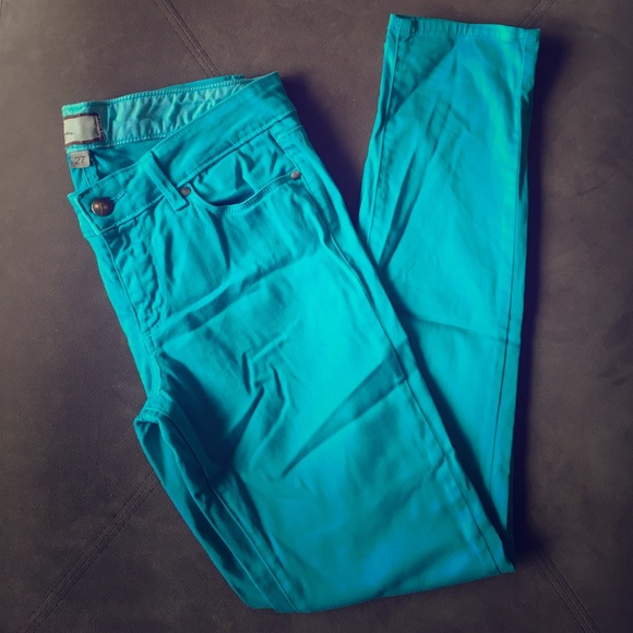 Paige Jeans turquoise Peg Skinny - Picture 2 of 4
