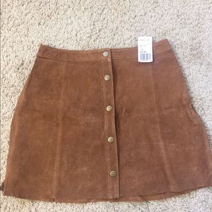 suede skirt