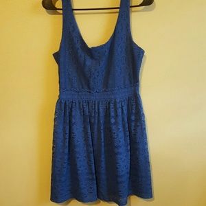 Pretty blue spring dress