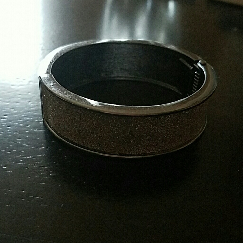Express Sparkly Gray Bracelet