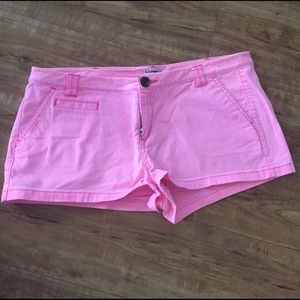 Pink neon shorts