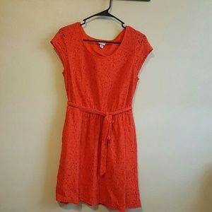 Cute orange summer dress