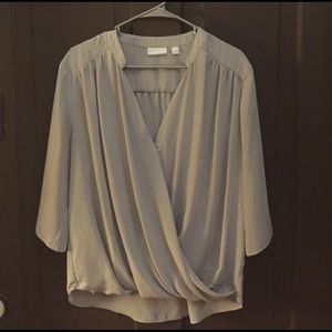New York & Company Gray Top Size Large!