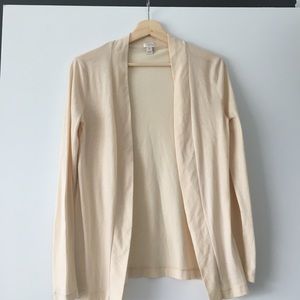 JCrew cream cardigan