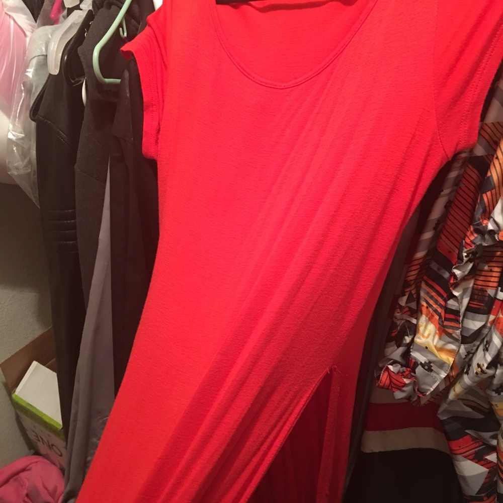 Split long shirt/dress