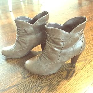 Madden Girl Brown Leather Booties