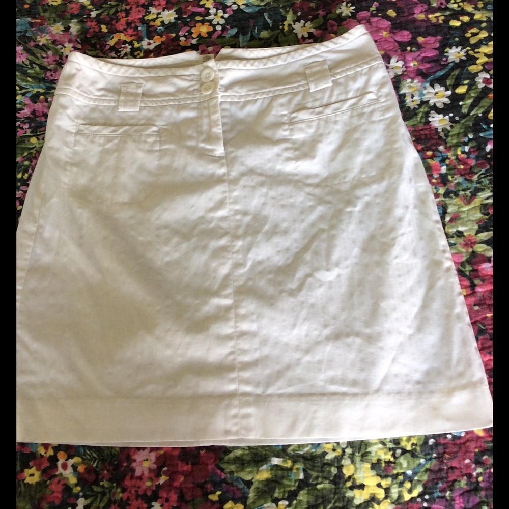 Loft white tight skirts