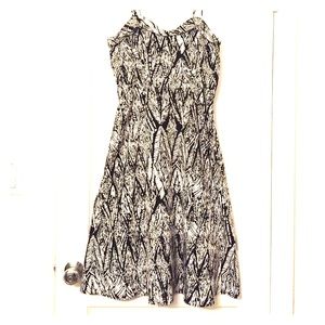 Black and white sun dress