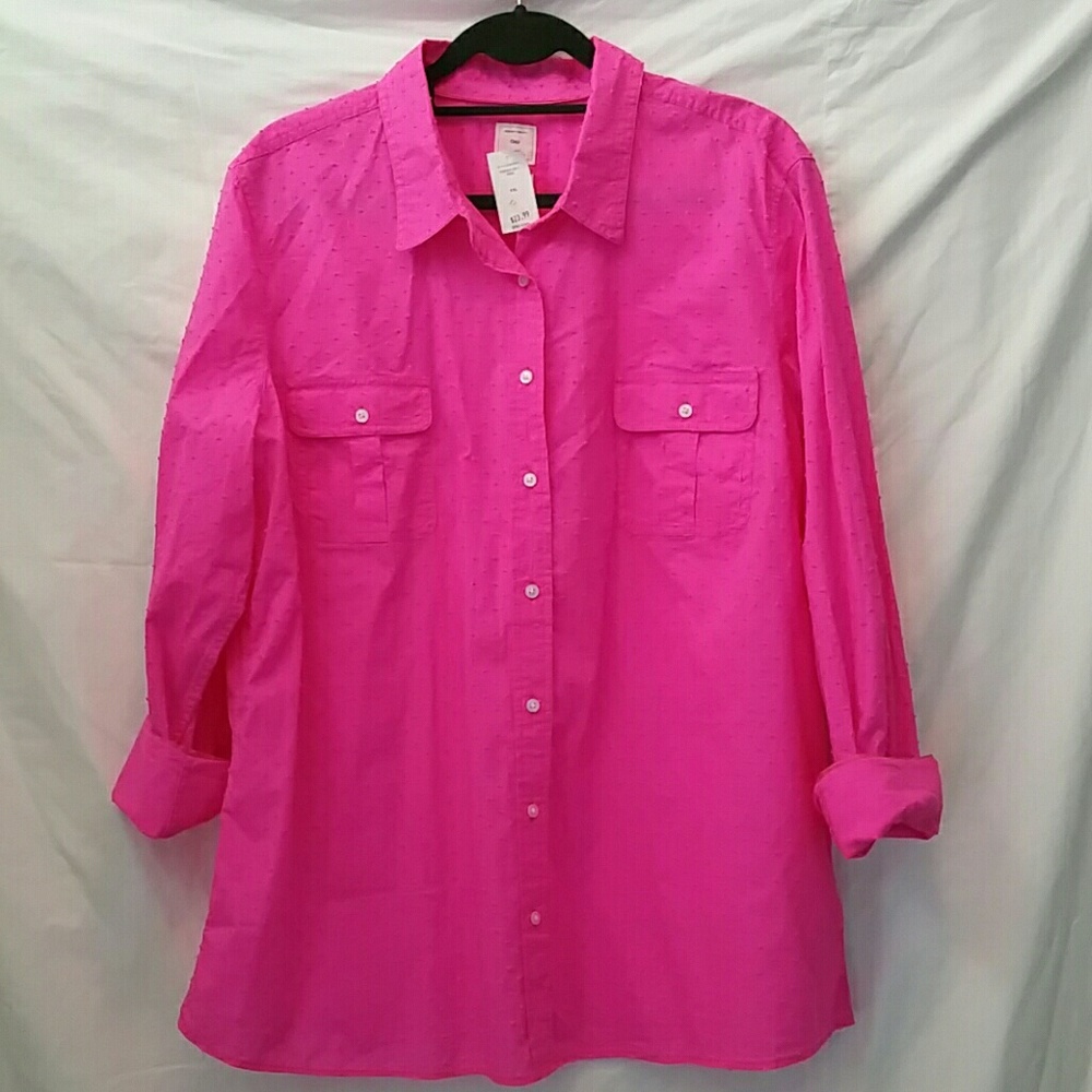 NWT Gap Fitted Boyfriend Shirt
