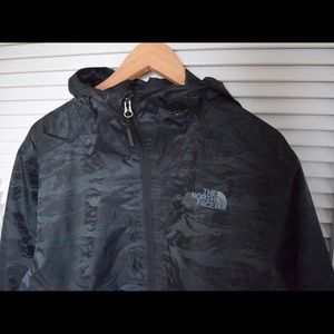 north face millerton jacket black camo