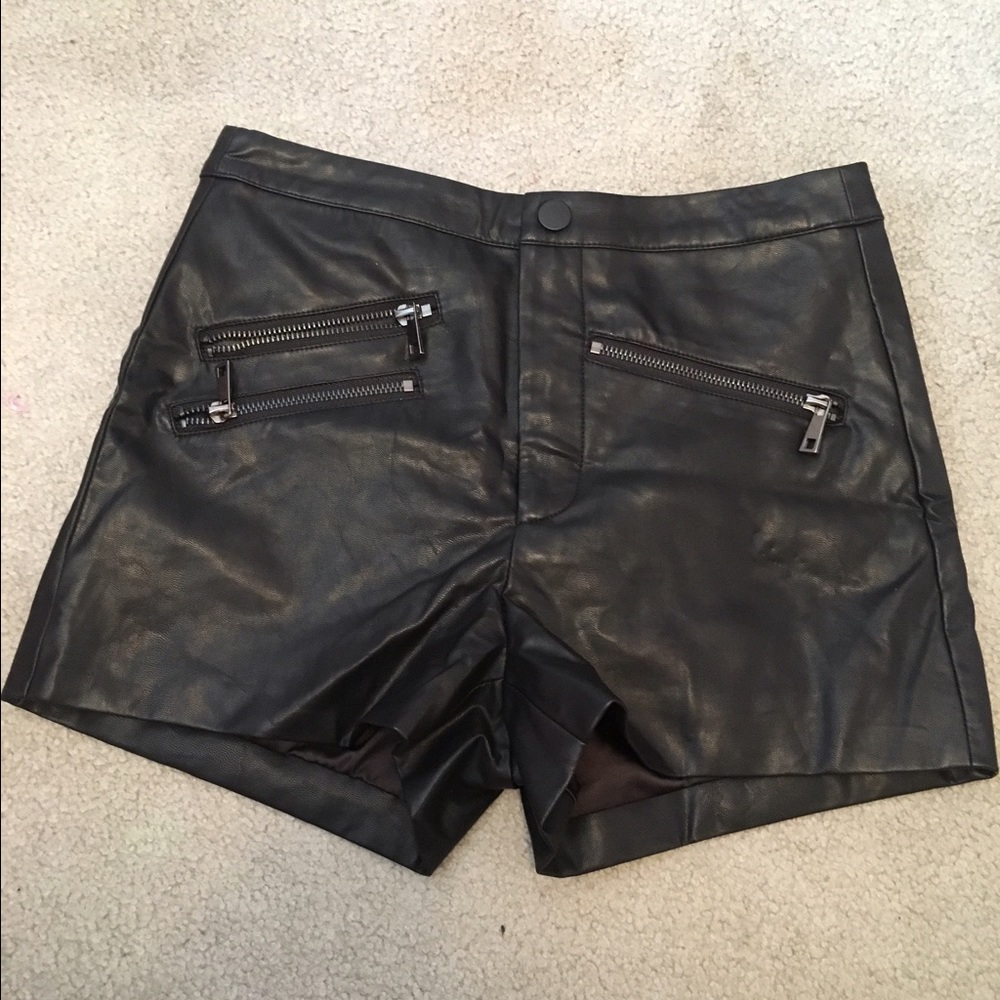 Leather Shorts