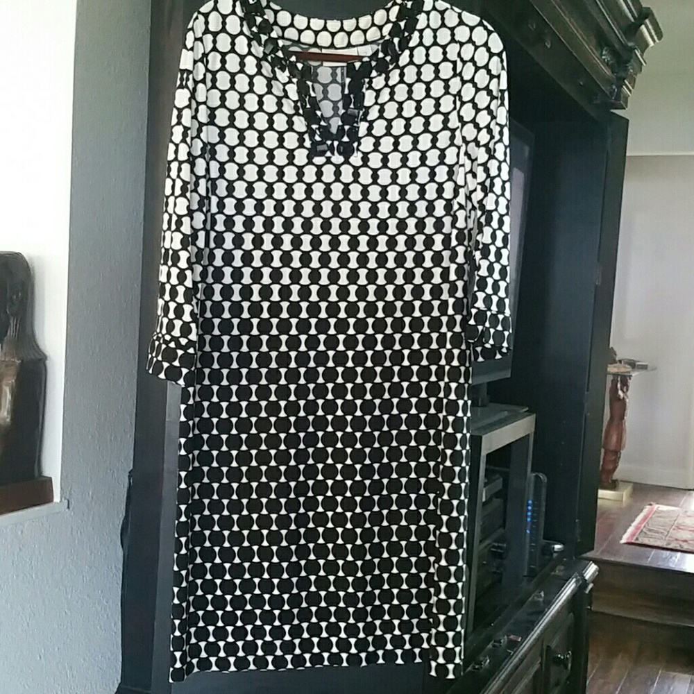 Chicos adorable black and white dress