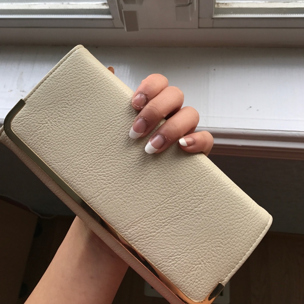 NWOT charming charlie nude wallet