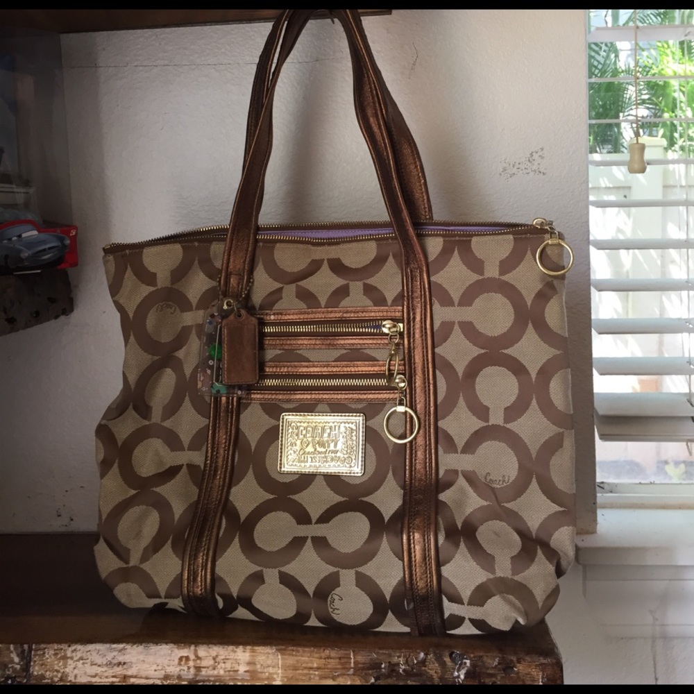 Authentic Coach tote bag