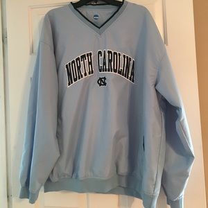 Men's UNC pullover windbreaker