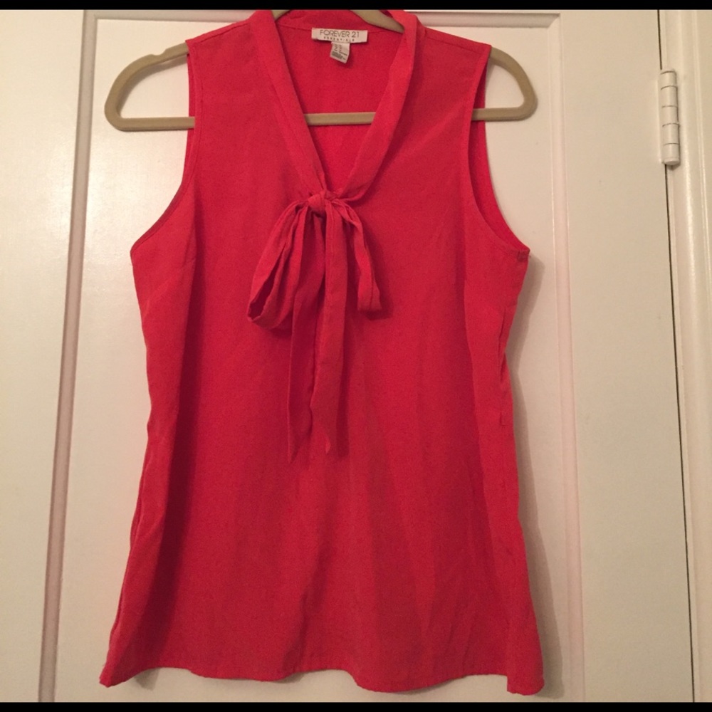 Red blouse