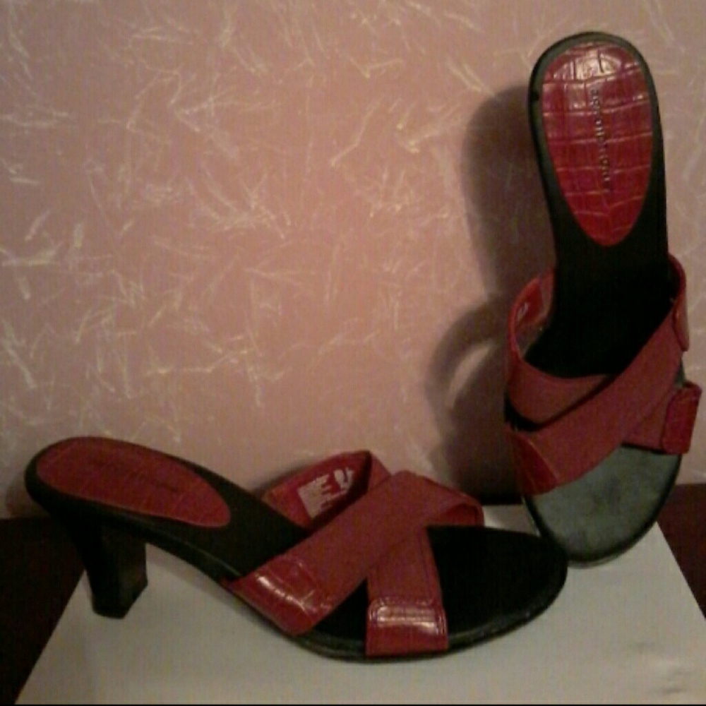Red sandals