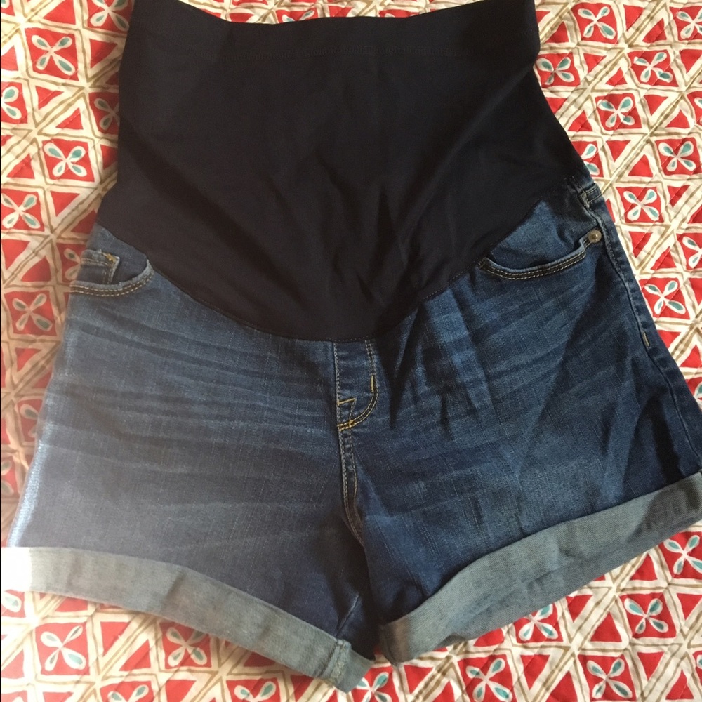 Liz Lange Maternity Shorts Full Panel Size Small