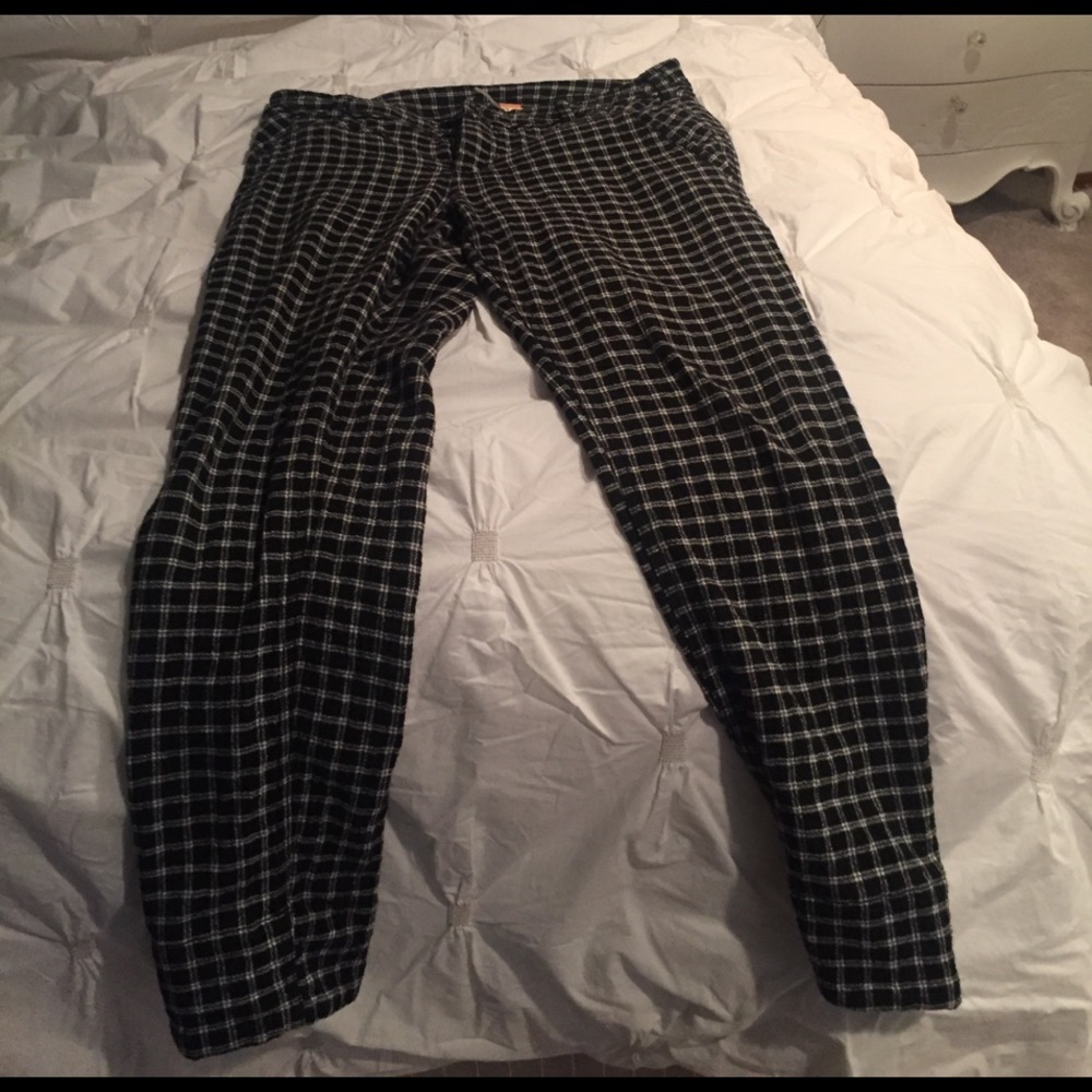 Free people plaid pants