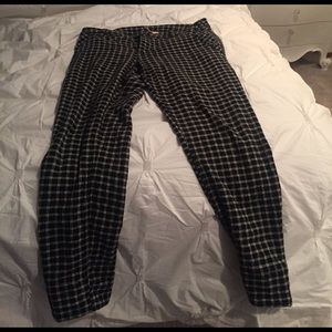 Free people plaid pants