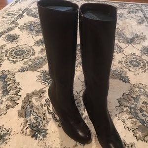 Cole Haan with Nike Air insole Tall Brown Boots