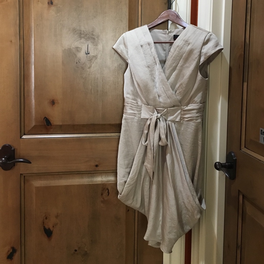 Cocktail beige dress
