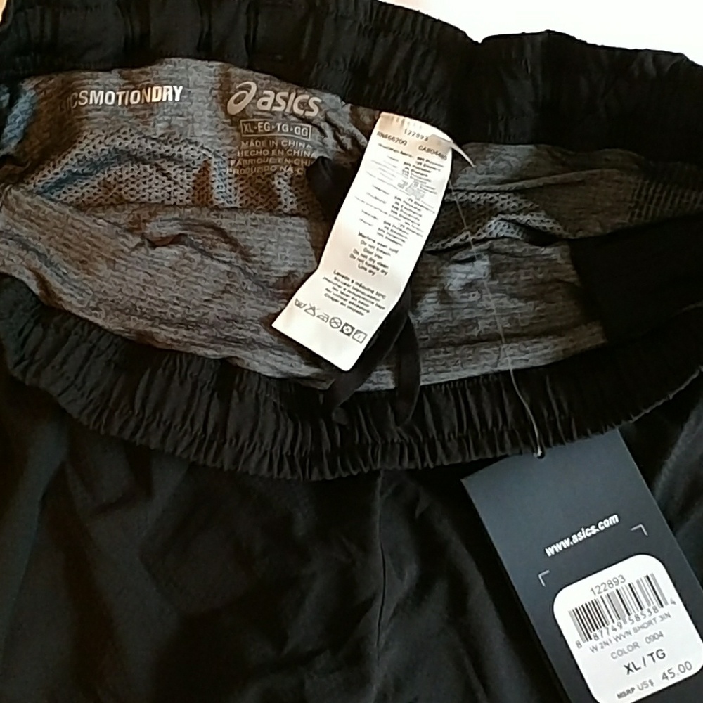 Asics workout shorts
