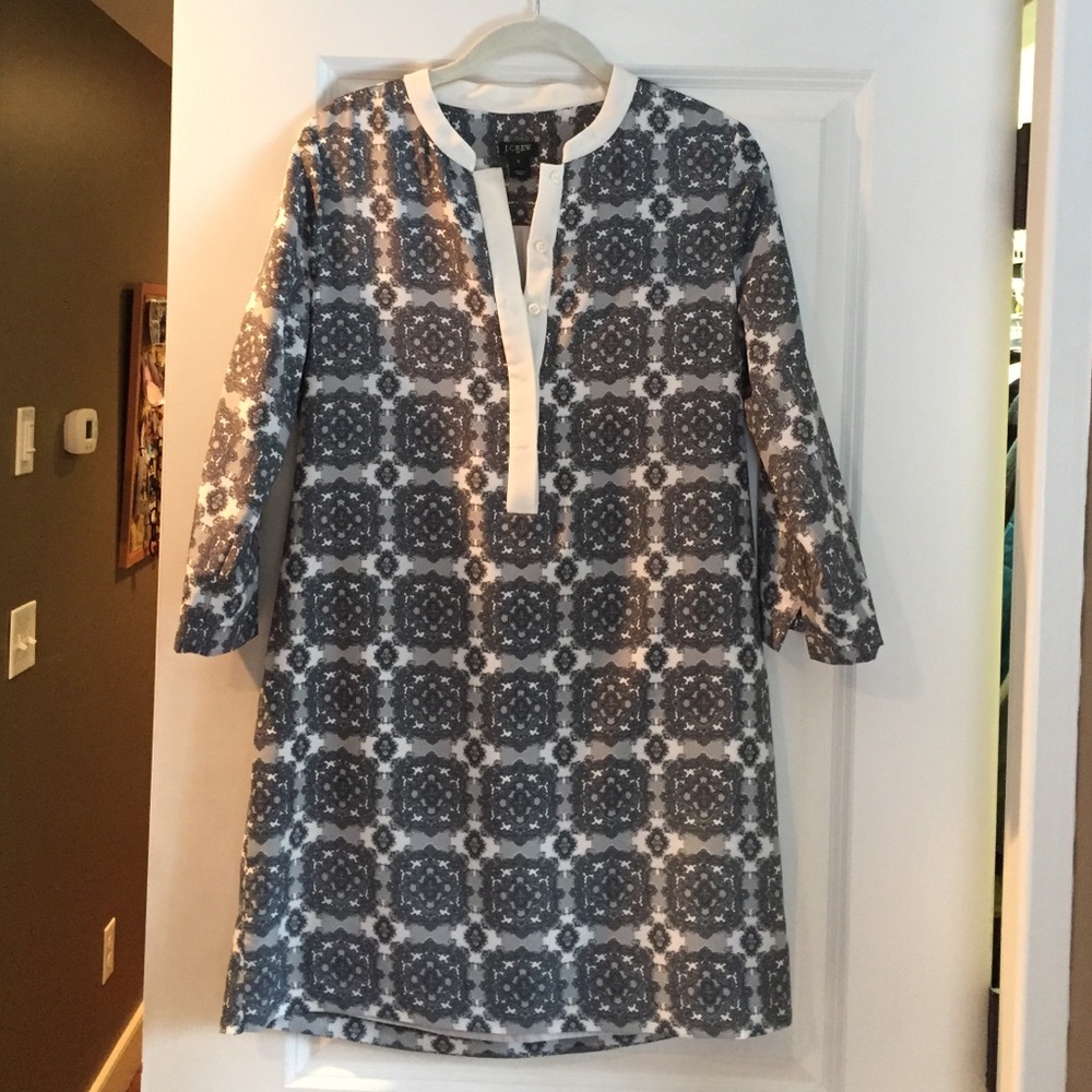 J Crew Medallion Print Rosie Dress