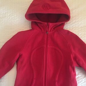 Lululemon Red Scuba Hoodie