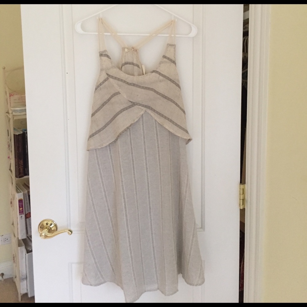 Mystree Cotton Dress with Rope Straps