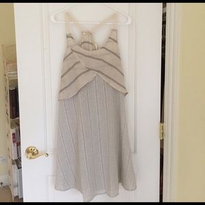 Mystree Cotton Dress with Rope Straps