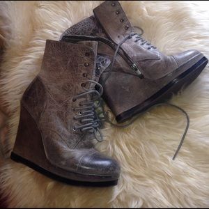 Vince Camuto ankle wedge boots