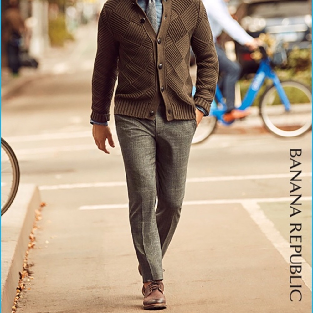 SOLD Plaid Banana Republic Trousers