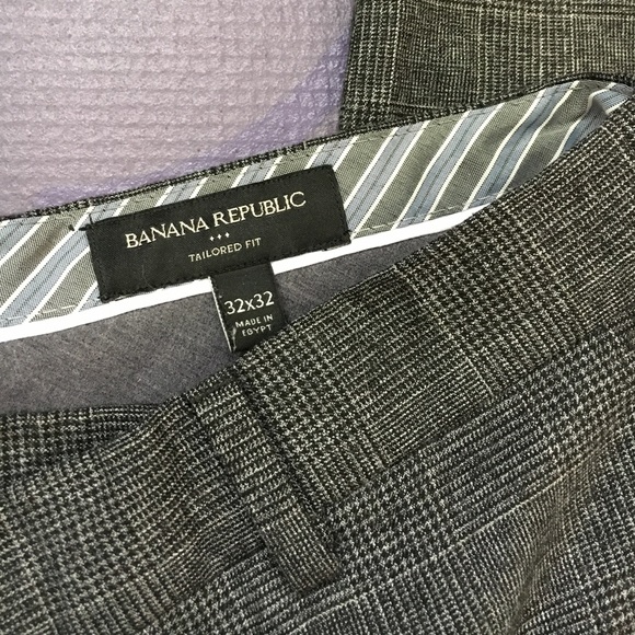SOLD Plaid Banana Republic Trousers - Picture 2 of 5