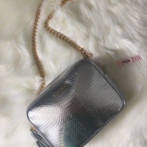 SOLD Victoria's Secret silver purse-2 for 1 deal!